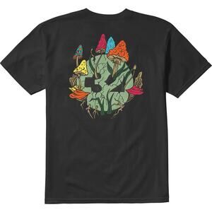 ThirtyTwo Men's T-Shirt 32 Art Crewneck Short Sleeve Tee in Black